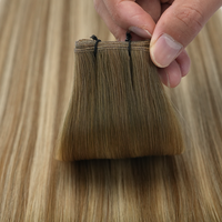 Extensions de cheveux Genius Weft découpables sans retour, alternative invisible aux trames nouées à la main, trames de cheveux humains doublement tirées, qualité salon