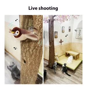 Ontwerp Flappende Tjilpende Mus Trending Oplaadbare Chirp Simulatie Flappy Interactieve Flap Fly Bird Cat Speelgoed Voor Indoor Cat - Product Image 6