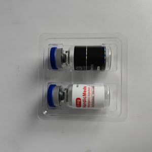 Boîtes d'emballage de peptides avec logo personnalisé, impression holographique métallique, pour un seul flacon de 3 ml, avec étiquettes et boîtes, et plateau blister - Product Image 2