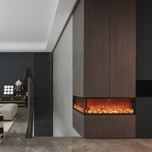 <span class=keywords><strong>Chimenea</strong></span> Eléctrica <span class=keywords><strong>Empotrada</strong></span> en la Pared con Llama Realista, Ahorro <span class=keywords><strong>de</strong></span> Energía, para Hogar, Villa, Dormitorio, Uso Interior - Product Image 3