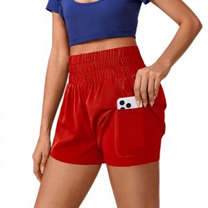 Ropa de Verano para Mujer, Shorts Personalizados con Logotipo, Shorts de Cintura Baja, Pantalones Cortos Deportivos de Spandex con Efecto Levanta Glúteos para Mujer - Product Image 1