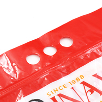 Sachet Doypack Personnalisé Brillant en PE de Qualité Alimentaire avec Fenêtre Transparente et Poignée, Emballage Refermable pour Chips, Pizza et Nouilles