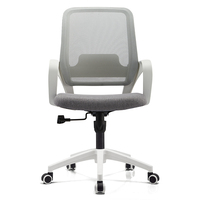 Vente en gros, mobilier de maison moderne, dossier central, pivotant, ergonomique, bon marché, chaise de personnel, bureau, ordinateur, chaise en maille