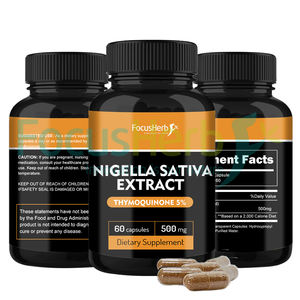 Cápsulas de Extracto Herbal FocusHerb OEM, Marca Privada, 60 Cápsulas, Extracto de Semilla Negra - Product Image 3