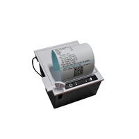Printer Barcode Thermal 80mm untuk Struk & Label dengan Modul Printer Serial Panel Terintegrasi RS232/TTL dan Pemotong Otomatis