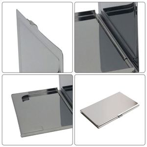 Wholesale Small Metal <b>ID</b> Card <b>Holder</b> Stainless Steel Promotion Gift Card <b>Holder</b> for Business - Product Image 3