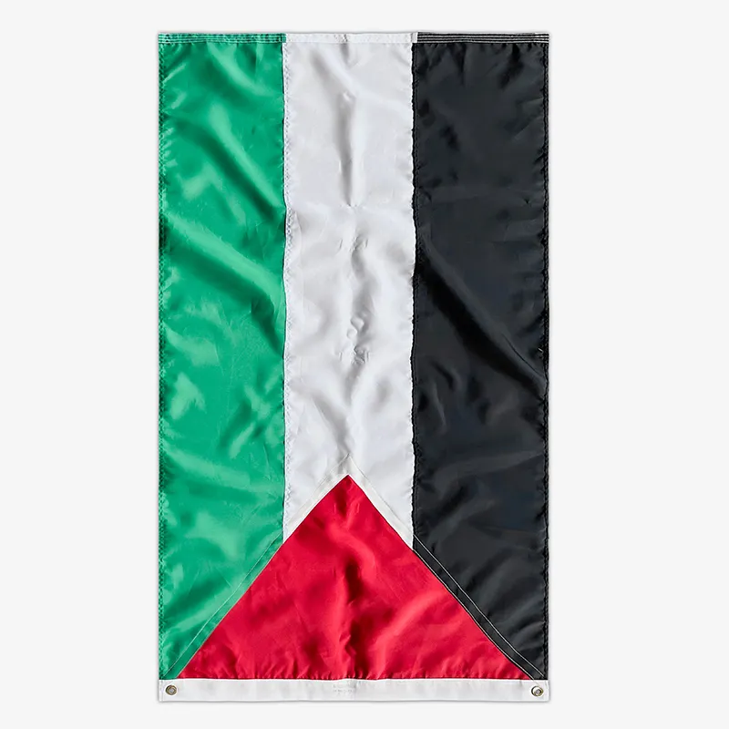 팔레스타인 국기 장식 3X5ft 인쇄 팔레스타인 자유 국기