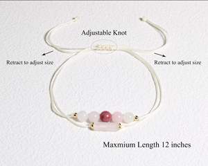 Brazaletes <span class=keywords><strong>de</strong></span> regalo <span class=keywords><strong>de</strong></span> embarazo saludable <span class=keywords><strong>de</strong></span> cristal curativo con tarjeta Pulsera <span class=keywords><strong>de</strong></span> <span class=keywords><strong>fertilidad</strong></span> delicada <span class=keywords><strong>Piedra</strong></span> lunar - Product Image 6