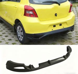 Kit carrosserie complet Runze pour 2011-2013 : Lame avant, Lame arrière, Jupes latérales, Diffuseur en plastique ABS, Noir, Pièces auto de mise à niveau - Product Image 4