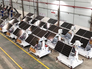 Tháp giám sát năng lượng mặt trời hỗ trợ ai của hiskid với kết nối 5G/starlink, cột 7m hoặc 9m, được chứng nhận CE/ISO - Product Image 5