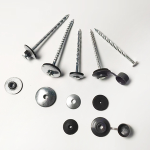 Chiodi per <span class=keywords><strong>Tetti</strong></span> in Acciaio da 90mm con Gambo a Spirale, Testa a Ombrello Colorata, Stile Combinato con Coppa, Prezzo Migliore - Product Image 1