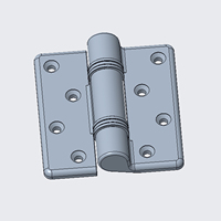 Charnière à charnière coulissante robuste en acier inoxydable SUS304 personnalisable avec doubles roulements de butée pour les coffrets de machines et les portes de camions frigorifiques