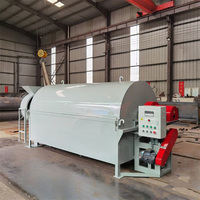 Petit Séchoir Rotatif Industriel à Chauffage Électrique pour Traitement des Grains, Poudre Minérale et Sel