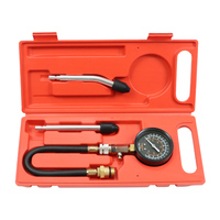 Testeur de Compression de moteur à essence, Kit d'outils de Test pour moto automobile multifonctionnel, 2 pièces