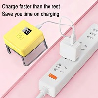 Lampe à ongles UV LED rechargeable portable, mini sécheuse à ongles à séchage rapide avec écran numérique, pour la manucure DIY à domicile pour débutants