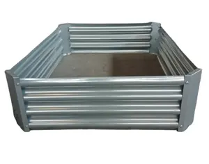 Metal elevated planter box steel large raising planter boxes with legs outdoor elevated gardening galvanized raised garden beds