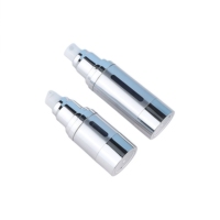 Flacon pompe vide pour crème et lotion visage 15ml 30ml 50ml, flacon pulvérisateur personnalisé, emballage or et argent