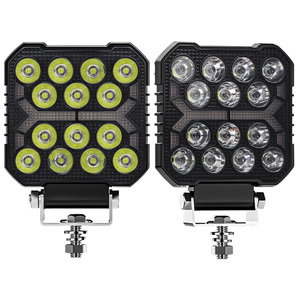 Luz de trabajo blanca de nuevo diseño, 14 luces Led LED <span class=keywords><strong>4x4</strong></span> 12V-24V, focos Led DRL automáticos, lámpara auxiliar, luz de conducción de coche para coche - Product Image 3