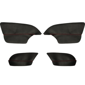 Cubierta de Panel de Puerta para Mitsubishi ASX, en Microfibra Negra, para la Caja de Almacenamiento del Reposabrazos Delantero, Ajuste Personalizado para Mejorar el Interior del Auto - Product Image 5