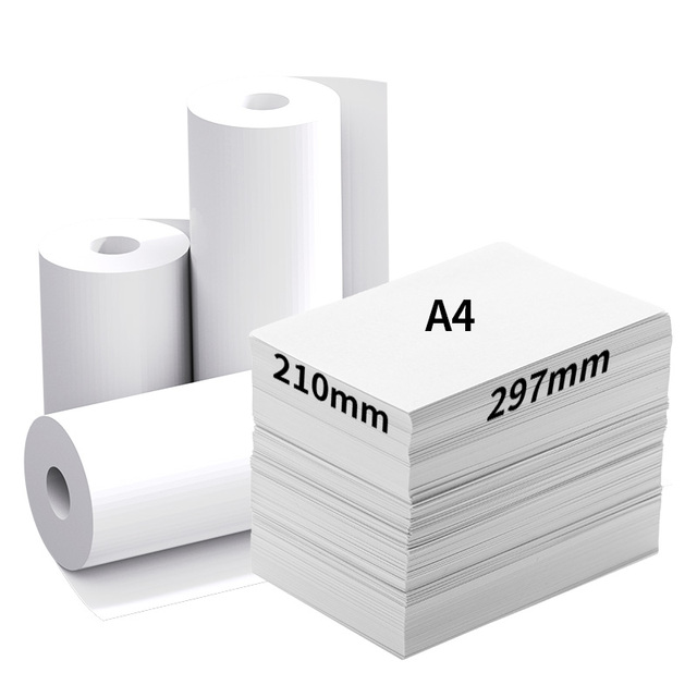 NEWYES Wholesale BPA Free 75gsm 8.27" X 11.69" A4 Thermal Paper Thermal Label Roll Paper