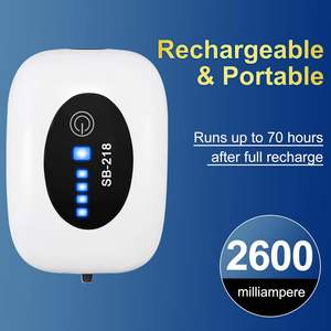 소보 에어펌프 SB-218 수족관 리튬 배터리 에어펌프, 충전식 및 휴대용, 수족관용 대용량 배터리 - Product Image 3