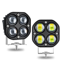 Luz de Trabajo LED para Auto, Motocicleta, 8-80v, 3 Pulgadas, 40W, Amarilla, Proyector, Lente de Proyección, Todoterreno, 4X4, 4WD