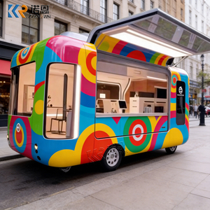 Kiosque à café mobile design tendance, kiosque à restauration rapide extérieur, remorque à limonade mobile à vendre, remorque à boissons personnalisée, remorque alimentaire - Product Image 1