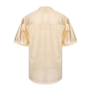 เสื้อฟุตบอลฮิปฮอปสไตล์สปอร์ตขายส่ง ทรงโอเวอร์ไซส์ สตรีทแวร์สำหรับผู้ชายและผู้หญิง ผลิตจากโพลีเอสเตอร์ 100% ระบายอากาศได้ดี - Product Image 6