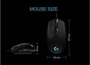 <span class=keywords><strong>Logitech</strong></span> G102 lightsync/prodigy ของแท้เมาส์สำหรับเล่นเกม <span class=keywords><strong>G203</strong></span> 8000dpi 16.8ม. ปรับแต่งสีได้6ปุ่มสีขาวดำแบบมีสาย - Product Image 2