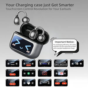 Écouteurs sans fil BT 5.4 avec <span class=keywords><strong>traduction</strong></span> linguistique IA, traducteur en temps réel pour 150 langues, écouteurs pour les affaires, nouveauté - Product Image 2