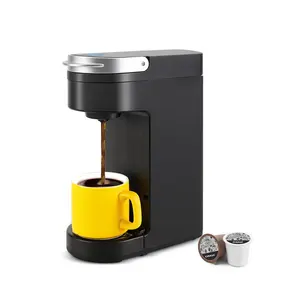 Yüksek kalite Mini boyutu K fincan kapsül kahve makinesi tek hizmet kapsül kahve makinesi