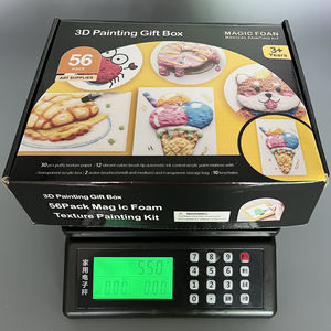 3D Magic Puffy Mousse Texture <span class=keywords><strong>Peinture</strong></span> Coffret Cadeau Kit DIY Dessin Éponge Artisanat Jouet pour École Classe Fête Activité Jeu Fournitures - Product Image 4