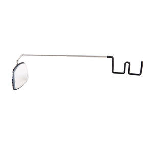 Rétroviseur de vélo en aluminium à fixer sur le guidon, rotation à 360 degrés, lentille convexe, miroir de sécurité pour le cyclisme - Product Image 1