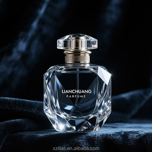 New Product <strong>Explosion</strong> 50ml Luxury <strong>Perfume</strong> Bottle with Box Customized Colors for Round Glass <strong>Perfume</strong> Bottles - Product Image 1