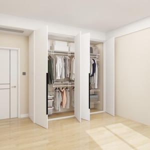 Armadio a Porta Scorrevole Estensibile e Bloccabile Ponie con Personalizzazione per Camera da Letto, Sala da Pranzo, Spogliatoio, Officina e Soggiorno - Product Image 4