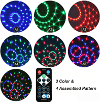 Lampe LED de fête Magic Ball RGB, projecteur de scène disco, activé par le son, télécommande, lumière stroboscopique pour la maison, la danse, les mariages