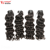 Extensions de cheveux naturels indiens bruts, sans nœuds, ondulés, Remy, 100 % cheveux humains, grade 5A/6A/7A, double trame machine