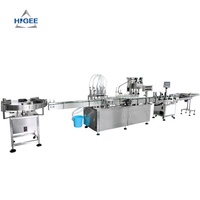 Machine de remplissage et de bouchage de mini bouteilles de vodka 2000BPH Bouteille en verre d'alcool 100ml Machine d'embouteillage Remplisseur de bouteilles de whisky Capsuleuse