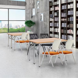 Silla de Oficina Ergonómica con Reposabrazos y Asiento Cómodo, Silla Moderna de Plástico y Tela para Oficina, Salas de Reuniones y Áreas de Espera - Product Image 5