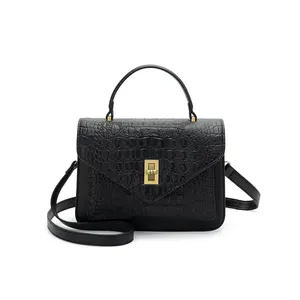 Factory Wholesale Designer Elegant Luxury Grain Women's Handbag Shoulder Crossbody Bag