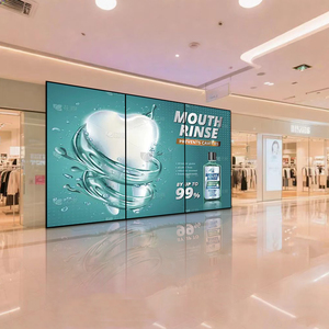 Schermo di giunzione con Display pubblicitario LCD <span class=keywords><strong>Video</strong></span> sistema di pubblicità a parete con Splicing 98% LCD con precisione a colori Adobe RGB iptv - Product Image 1