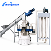 Ligne de machines à granulés de biomasse ZHONGDEBAO personnalisée 8-10t/h pour bois, paille, coques de riz, herbe, moteur chinois 380V, taille de granulés 6-12mm