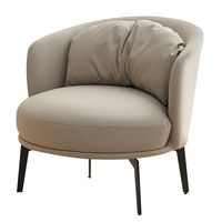 Fauteuil de style italien, chaise de balcon, chaise de réunion, chaise de bar, chaise de restaurant, chaise de réception en métal pour hôtel et salle d'exposition, canapé individuel