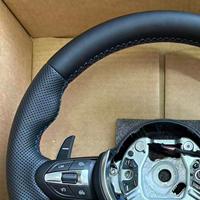 Volant sport rond en cuir pour BMW F05 F10 F30 F32 F34 F35 F36 F38 F20 F21 F22 F25 F31 F36 M3 M5 M6 F11 F12 F15 F16 F22