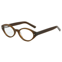 Lunettes d'ordinateur ovales transparentes tendance pour femmes, style œil de chat, anti-lumière bleue, verres optiques plats, protection oculaire
