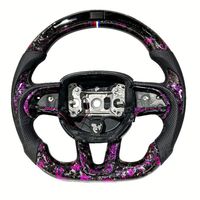 Volant de course à fond plat en fibre de carbone pour Dodge Challenger Charger Durango SRT, amélioration de l'intérieur