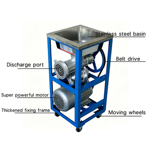 Molino de Carne Comercial Tipo 32 con Amasadora para Empanadas y Pizzerías en Chile - Product Image 5
