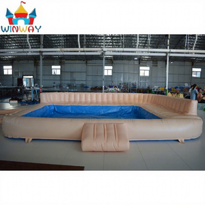 Piscine gonflable extérieure commerciale 5x6m, capacité 400 kg, écologique, confortable et polyvalente - Product Image 1
