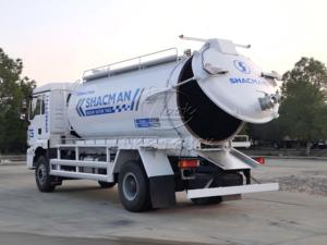Shacman Delong 15000L Vacuum Sewage <b>Suction</b> Truck, Weichai 300HP Euro 2, 4x2 Drive, Ready For Sale - Product Image 4