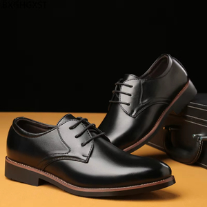 Chaussures habillées en cuir PU pour hommes, style Oxford, pour mariage et bureau, modèle Coiffeur Italiano, collection 2025 - Product Image 5